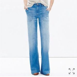 Madewell wide leg jeans